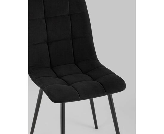 Стул Oliver велюр черный, изображение 10 | Интернет магазин мебели и декора LifeDekor