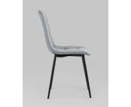 Стул Oliver велюр серый, изображение 6 | Интернет магазин мебели и декора LifeDekor