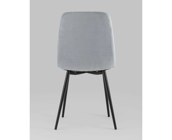 Стул Oliver велюр серый, изображение 7 | Интернет магазин мебели и декора LifeDekor