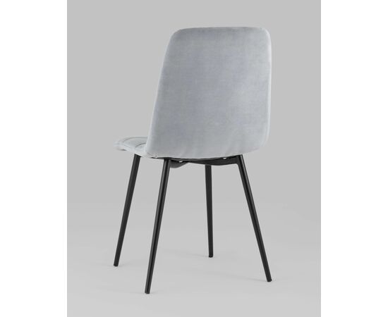 Стул Oliver велюр серый, изображение 8 | Интернет магазин мебели и декора LifeDekor