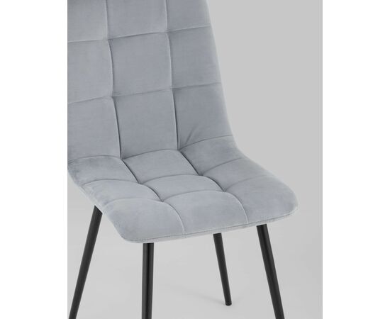 Стул Oliver велюр серый, изображение 10 | Интернет магазин мебели и декора LifeDekor