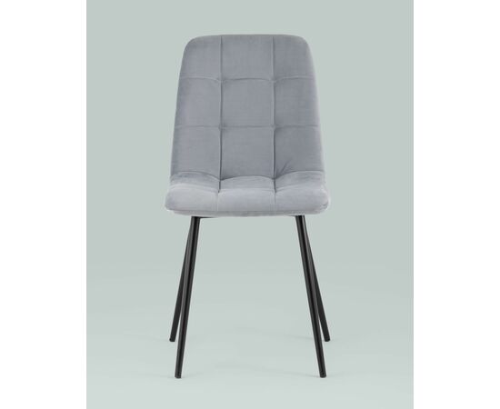 Стул Oliver велюр серый, изображение 5 | Интернет магазин мебели и декора LifeDekor