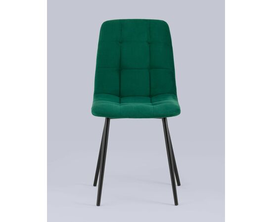 Стул Oliver велюр тёмно-зелёный, изображение 7 | Интернет магазин мебели и декора LifeDekor