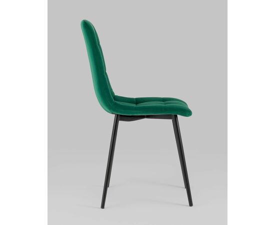 Стул Oliver велюр тёмно-зелёный, изображение 8 | Интернет магазин мебели и декора LifeDekor