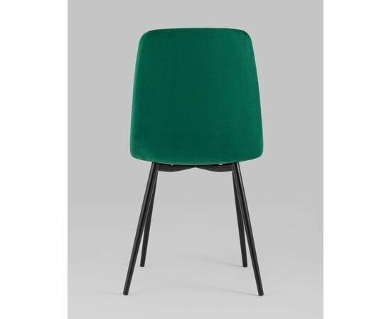 Стул Oliver велюр тёмно-зелёный, изображение 9 | Интернет магазин мебели и декора LifeDekor