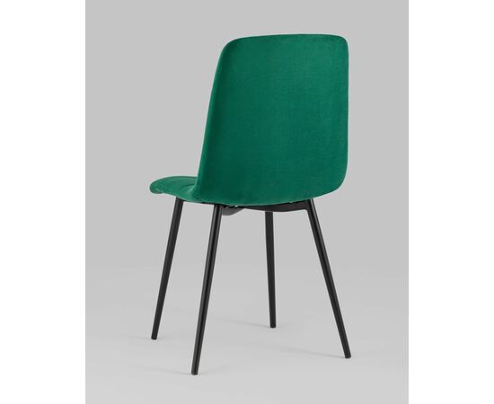 Стул Oliver велюр тёмно-зелёный, изображение 10 | Интернет магазин мебели и декора LifeDekor