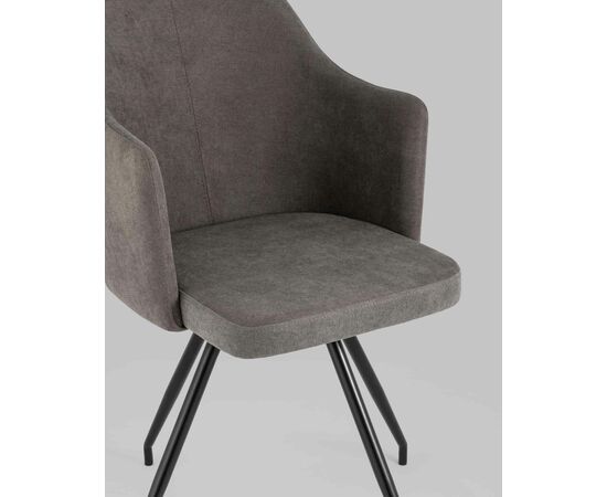 Стул Слинг вращающийся серо-коричневый, изображение 10 | Интернет магазин мебели и декора LifeDekor