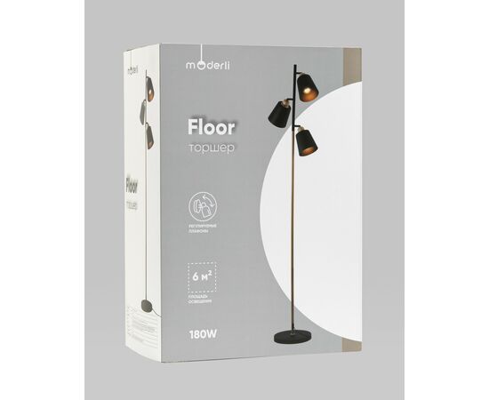 Торшер Moderli V3051-3F Floor 3*E27*60W, изображение 15 | Интернет магазин мебели и декора LifeDekor