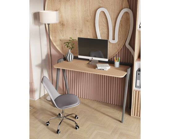 Стул офисный BLOK NEW пластиковый серый, изображение 3 | Интернет магазин мебели и декора LifeDekor