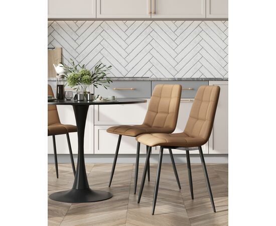 Стул Oliver экокожа капучино, изображение 5 | Интернет магазин мебели и декора LifeDekor