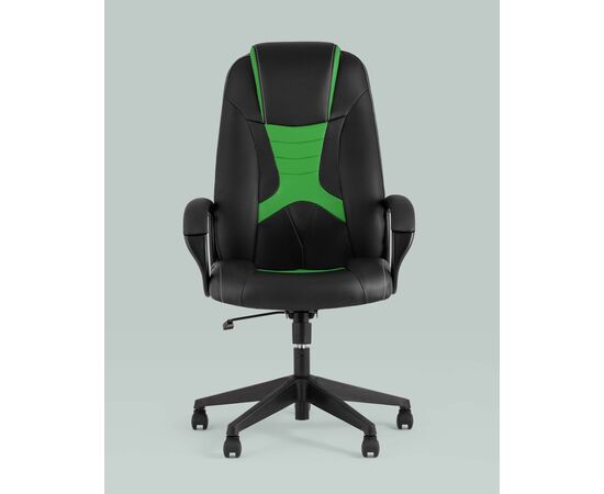 Кресло игровое TopChairs ST-CYBER 8 черный/салатовый, изображение 5 | Интернет магазин мебели и декора LifeDekor