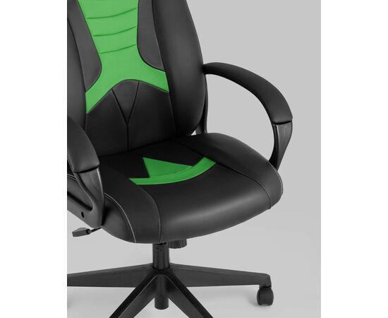 Кресло игровое TopChairs ST-CYBER 8 черный/салатовый, изображение 10 | Интернет магазин мебели и декора LifeDekor