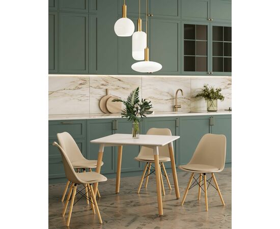 Стул Eames Soft бежевый, изображение 3 | Интернет магазин мебели и декора LifeDekor