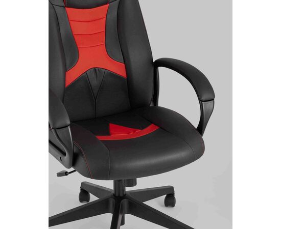 Кресло игровое TopChairs ST-CYBER 8 черный/красный, изображение 10 | Интернет магазин мебели и декора LifeDekor