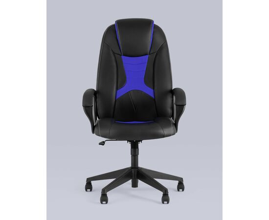 Кресло игровое TopChairs ST-CYBER 8 черный/синий, изображение 5 | Интернет магазин мебели и декора LifeDekor