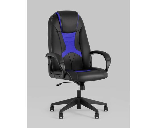 Кресло игровое TopChairs ST-CYBER 8 черный/синий, изображение 2 | Интернет магазин мебели и декора LifeDekor