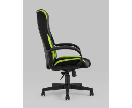 Кресло игровое TopChairs ST-CYBER 9 черный/зеленый, изображение 6 | Интернет магазин мебели и декора LifeDekor