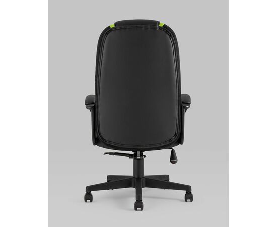 Кресло игровое TopChairs ST-CYBER 9 черный/зеленый, изображение 7 | Интернет магазин мебели и декора LifeDekor
