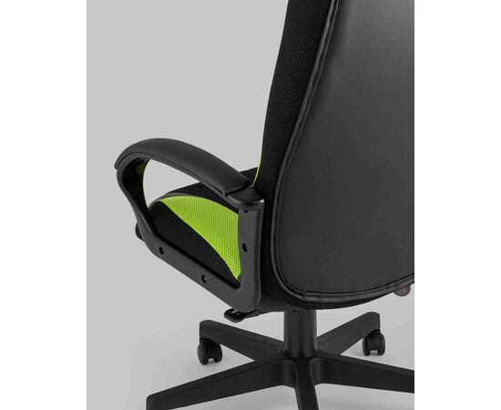 Кресло игровое TopChairs ST-CYBER 9 черный/зеленый, изображение 9 | Интернет магазин мебели и декора LifeDekor