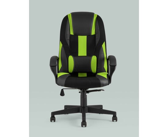 Кресло игровое TopChairs ST-CYBER 9 черный/зеленый, изображение 5 | Интернет магазин мебели и декора LifeDekor