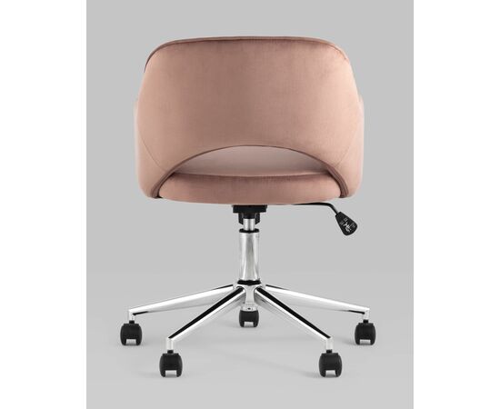 Кресло компьютерное Кларк велюр розовый, изображение 7 | Интернет магазин мебели и декора LifeDekor