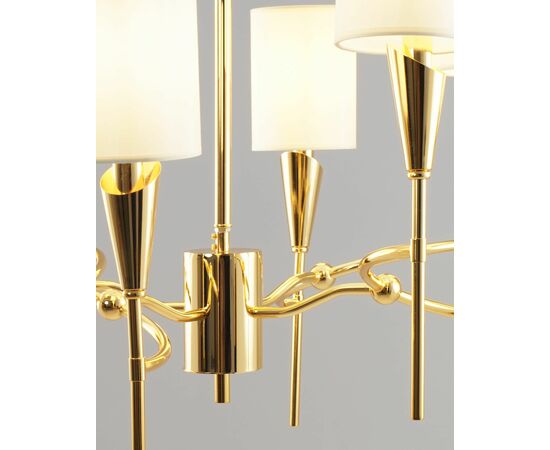 Люстра подвесная Moderli V10030-8P Luiza, изображение 5 | Интернет магазин мебели и декора LifeDekor