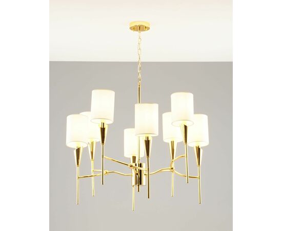 Люстра подвесная Moderli V10030-8P Luiza, изображение 2 | Интернет магазин мебели и декора LifeDekor