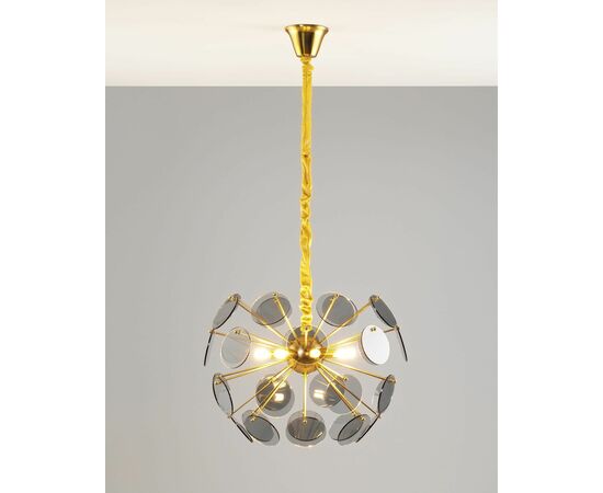 Люстра подвесная Moderli V7080-8P Komo, изображение 3 | Интернет магазин мебели и декора LifeDekor