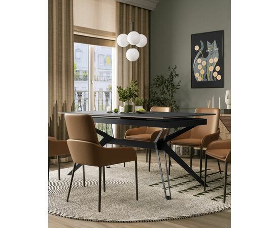 Стул Челси экокожа коричневый, изображение 4 | Интернет магазин мебели и декора LifeDekor