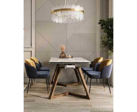 Стол обеденный Артизан раскладной 140-200*85 керамика, изображение 3 | Интернет магазин мебели и декора LifeDekor