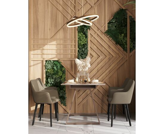 Стул Прайм экокожа коричневая, изображение 5 | Интернет магазин мебели и декора LifeDekor