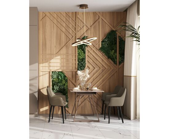 Стул Прайм экокожа коричневая, изображение 6 | Интернет магазин мебели и декора LifeDekor