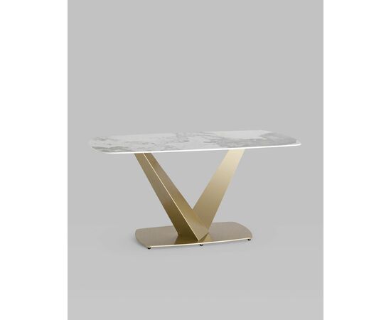 Стол обеденный Аврора 160*90 керамика светлая | Интернет магазин мебели и декора LifeDekor