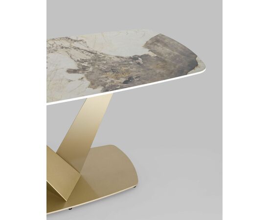 Стол обеденный Аврора 160*90 керамика светлая, изображение 8 | Интернет магазин мебели и декора LifeDekor