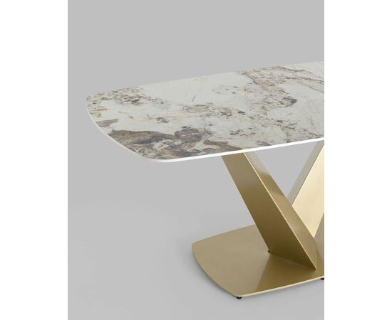 Стол обеденный Аврора 180*90 керамика светлая, изображение 8 | Интернет магазин мебели и декора LifeDekor