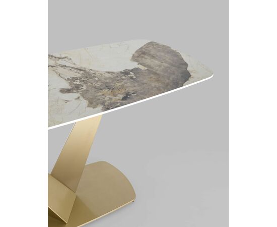 Стол обеденный Аврора 180*90 керамика светлая, изображение 9 | Интернет магазин мебели и декора LifeDekor