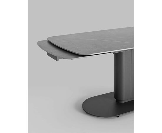 Стол обеденный Глория раскладной 170-250*90 керамика серая, изображение 6 | Интернет магазин мебели и декора LifeDekor