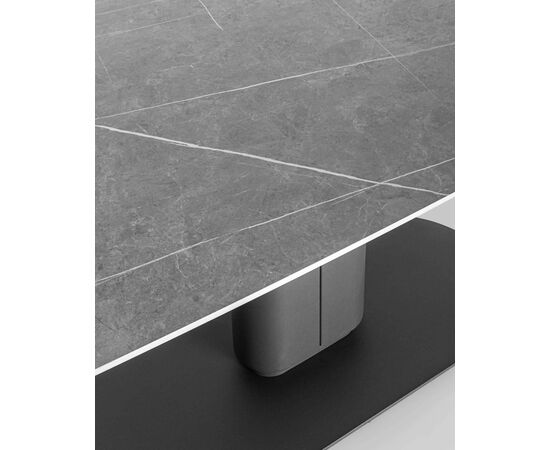 Стол обеденный Глория раскладной 170-250*90 керамика серая, изображение 7 | Интернет магазин мебели и декора LifeDekor