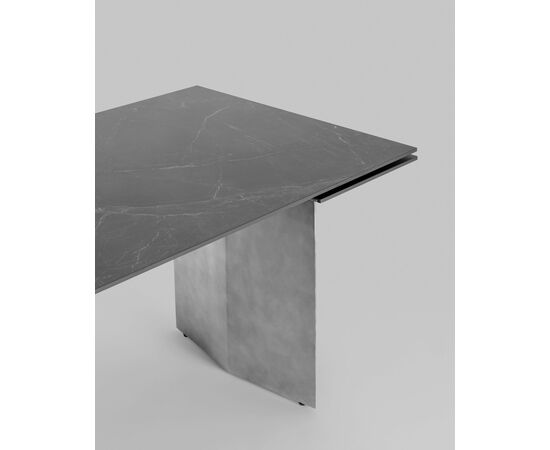 Стол обеденный Селин раскладной 180-260*90 керамика темная, изображение 7 | Интернет магазин мебели и декора LifeDekor