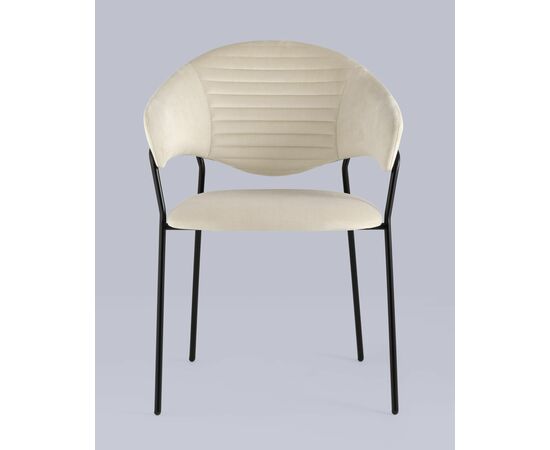 Стул Алексис велюр бежевый, изображение 5 | Интернет магазин мебели и декора LifeDekor