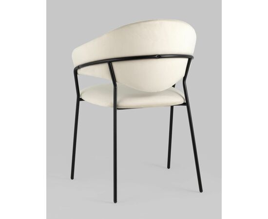 Стул Алексис велюр бежевый, изображение 8 | Интернет магазин мебели и декора LifeDekor