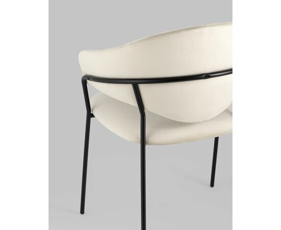 Стул Алексис велюр бежевый, изображение 9 | Интернет магазин мебели и декора LifeDekor