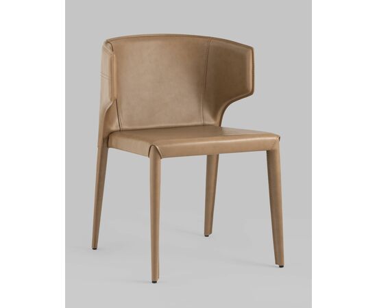 Стул Арманд экокожа коричневый, изображение 2 | Интернет магазин мебели и декора LifeDekor