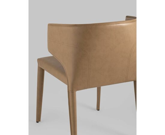 Стул Арманд экокожа коричневый, изображение 14 | Интернет магазин мебели и декора LifeDekor