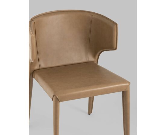 Стул Арманд экокожа коричневый, изображение 15 | Интернет магазин мебели и декора LifeDekor