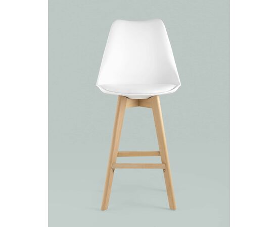 Стул барный FRANKFURT белый, изображение 5 | Интернет магазин мебели и декора LifeDekor