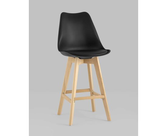 Стул барный FRANKFURT черный, изображение 2 | Интернет магазин мебели и декора LifeDekor