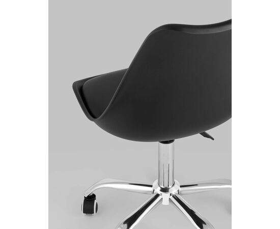 Стул офисный BLOK NEW пластиковый черный, изображение 9 | Интернет магазин мебели и декора LifeDekor