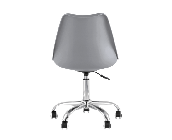 Стул офисный BLOK NEW пластиковый серый, изображение 6 | Интернет магазин мебели и декора LifeDekor