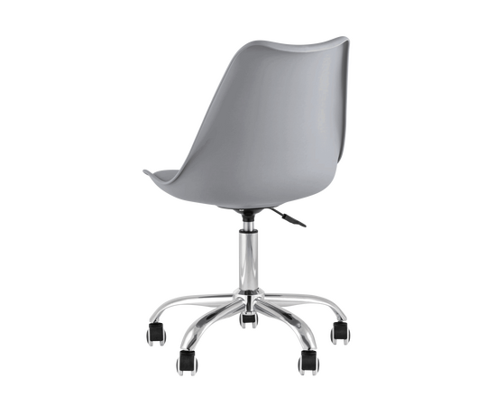 Стул офисный BLOK NEW пластиковый серый, изображение 7 | Интернет магазин мебели и декора LifeDekor